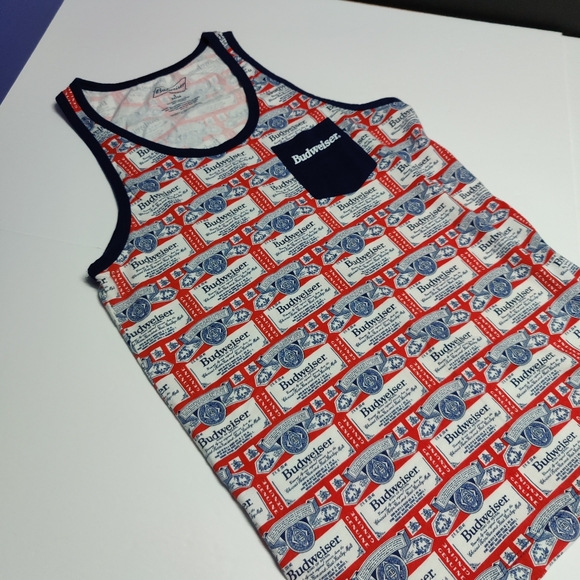 Budweiser Men's Tank Top Size Small 34/36 - Picture 3 of 7